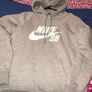 GRAY NIKE SB hoodie